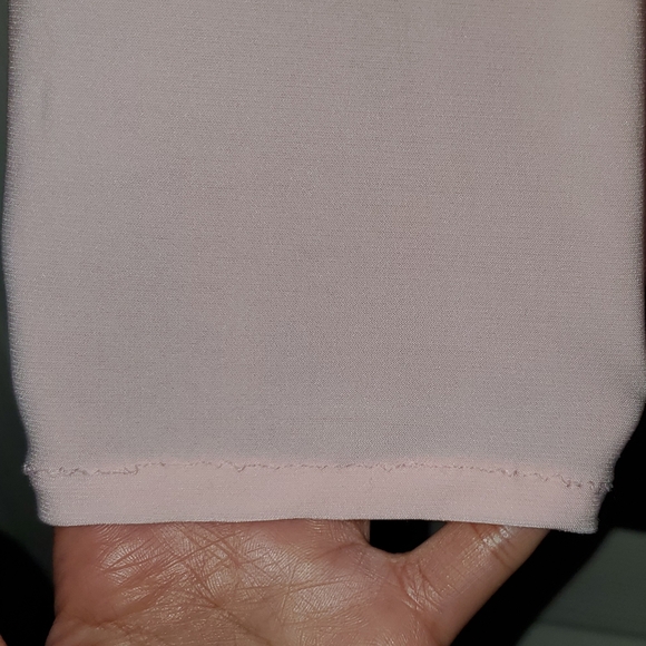 5 for $25 | Tommy Hilfiger Pastel Pink Collared Long Sleeve Button Down Blouse - Picture 10 of 14